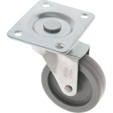 -CAHERSA- Rueda AMIG 2500-40 Nylon Gris (1/2)