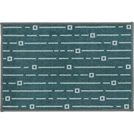 Savio Machine Washable Doormat, 40x60cm, Teal (1/4)