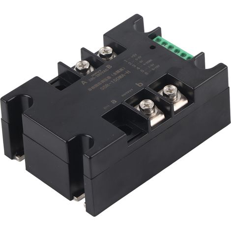 Régulateur de tension SCR monophasé à semi-conducteurs, relais de régulation électrique 220-380 V CA, SSR-150WA-H, sans dissipateur thermique (1/5)