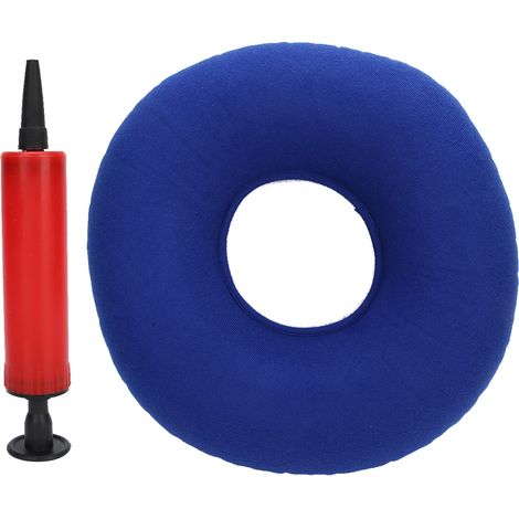 Coussin de siège gonflable épais pour prévenir les escarres, coussin d'air rond pour fauteuils roulants, coussin d'air pour patients paralysés et personnes âgées. (1/4)