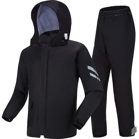 a L Hommes Noirs Quitation Moto Vtements Impermables Pour Tout Le Corps (1/5)