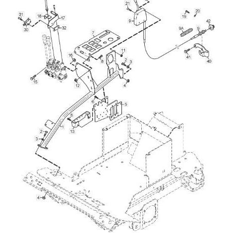 COLLETTORE LEVE IDRAULICHE AUX ORIGINALE STIGA - 1137-0641-01