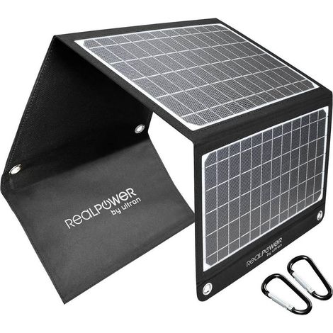 realpower SP-22E Solarladegerät 22,5 W leistungsstark