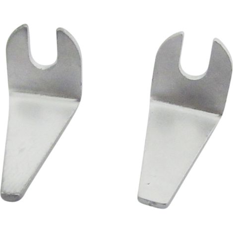 TOOLCRAFT Lötspitze abgeflacht Spitzen-Größe 2 mm Spitzen-Länge 15 mm Inhalt 1 Paar (1/5)