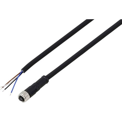 TRU COMPONENTS TC-13751952 Câble de raccordement M8 x 1 femelle, droit 10 m Nombre de pôles: 4 1 pc(s)