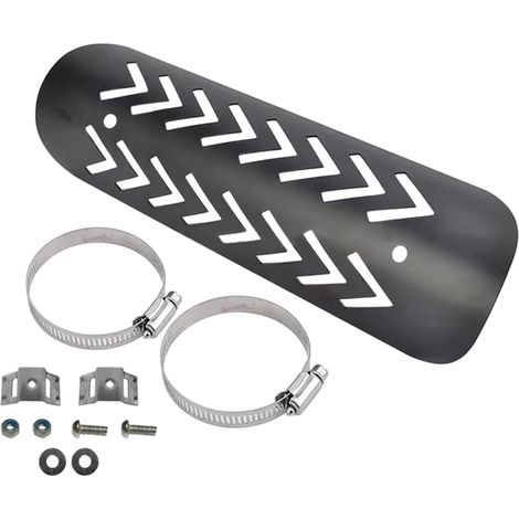 Écran Thermique pour Moto - Couverture Anti - Brûlure pour Échappement - (1/5)