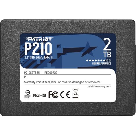 SSD Patriot P210 2TB SATA3 2.5 (1/4)