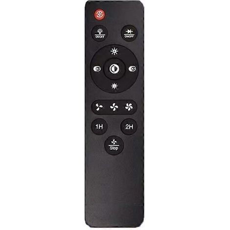 1/2 pièces, variateur et décoloration, bonne robustesse, lampe de ventilateur de plafond, télécommande réactive