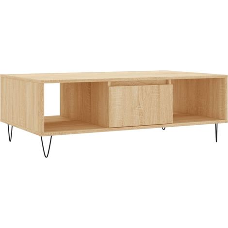 Maison Exclusive - Couchtisch Sonoma-Eiche 104x60x35 cm Holzwerks