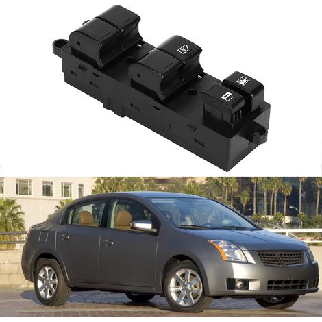 Elektrischer Fensterheberschalter vorne links für Nissan Sentra 2008-2012, kompatibel mit Teilenummer 25401-ZE80A (1/5)
