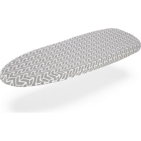 Housse de table à repasser en coton gris 77 x 31 cm (1/5)