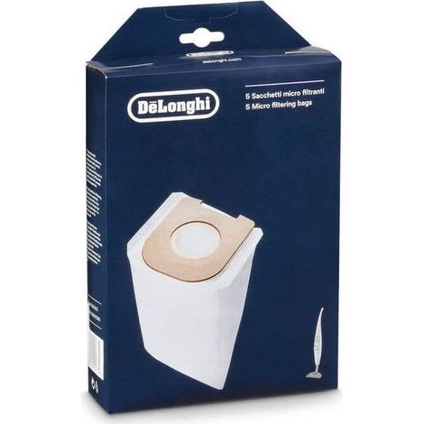 Delonghi DLSF003 5 sacchi microfibra scopa Colombina XL130.20 XL130.21 XLD13 XLF