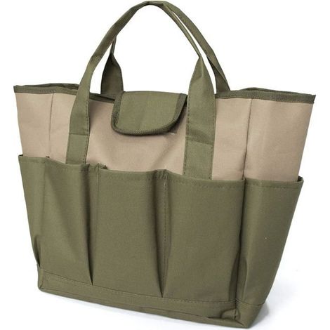 Gartengeräte-Set, große Gartentasche mit mehreren Fächern für Gartengeräte-Set, Werkzeugtasche (1/5)