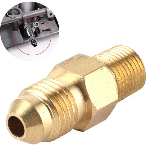 Messingverbinder für Automobilteile, Adapter für Öl und Gas AN4-4 4AN auf 1/8" (1/5)