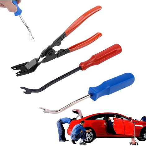 Outil De Retrait De Joints Pinces Métalliques Avec Clip Antidérapant,Ensemble D'outils Joints - Pour La Réparation De L'Intérieur De La Carrosserie Porte Et Installation Dans L'Atelier (1/5)