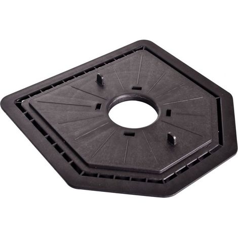 Plaque a dalle cleman - Dimensions : 218 mm x 218 mm - carton 10 pièces