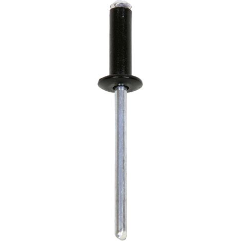 Remaches de flor 4.8 x 16 mm negro
