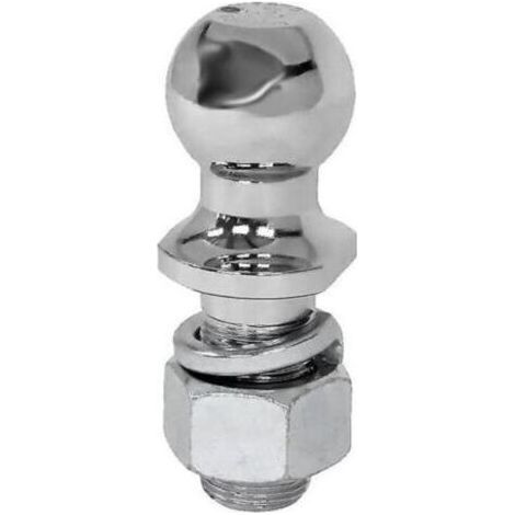 Boule de remorquage de montage d'attelage chromée capacité de 50mm de diamètre pièces de remorque accessoires de rv (1/4)