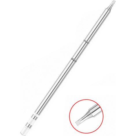 Embouts de fer à souder métalliques T12, kit de remplacement d'embouts de soudage, accessoires pour fer à souder électrique, outils de soudage, tête de fer à souder électrique intelligente pour le sou (1/5)