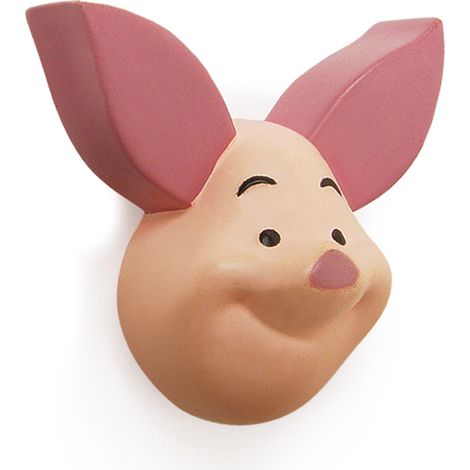 Pomo de plástico con acabado Piglet, dimensiones: 40x41x29mm Ø: 40 mm - (1/3)