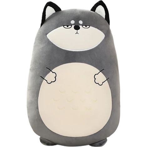 Neues Squishmallows-Plüschkissen: weich und niedlich, 60 cm groß, Husky-Form. (1/5)