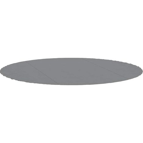 Bâche de piscine - Bâche de protection gris clair Ø366 cm géotextile polyester fr685 - Maison La Vie