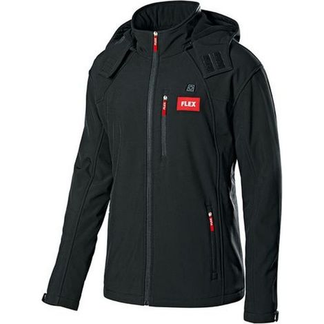 Flex – Veste de travail chauffante – Taille M – Résistante à l'eau et au vent – 3 zones de chauffage – Adaptateur USB inclus (1/7)
