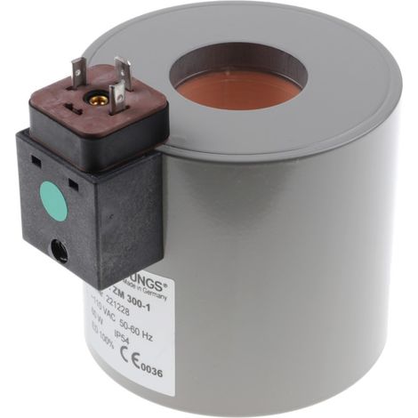 Magnetspule MDK70 110V 50-60Hz ZM 300-1 mit Steckeranschluss DIN 43650 - 605931 von Weishaupt