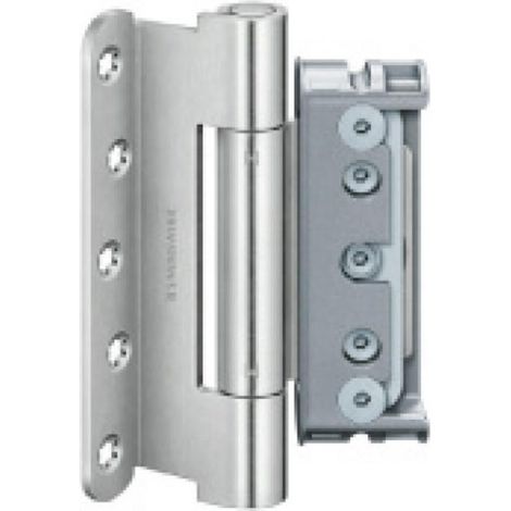 Jeu de 3 paumelles réglables menuiserie bois BAKA Protect 4020 3D MSTS - SIMONSWERK (1/4)