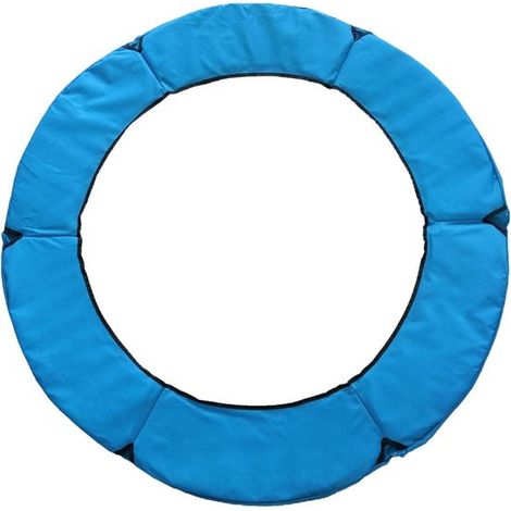 Tappetino di protezione perimetrale del trampolino - Protezione per le molle - Tappetino di sicurezza per trampolino - Materiale impermeabile di alta qualità - 140 cm - Blu (1/5)