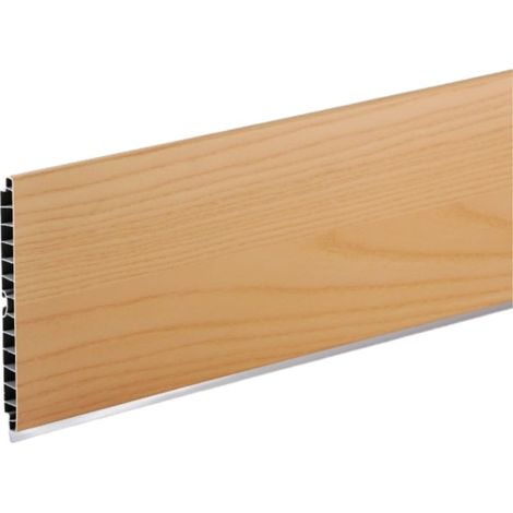 Set di 4 Zoccoli per cucina in PVC barra 4 mtl H10 colore legno 180 naturale (1/2)