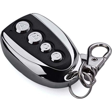 Télécommande universelle de porte de garage 433 Clone 4 clés Code auto Duplicateur de télécommande de porte de garage- (1/3)