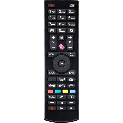 Télécommande RC4870 RC4875 Universelle pour Bush/Polaroid/Digihome/Logik/VESTEL/JMB Remplacement de la Télécommande du téléviseur - Aucune Installation Requise