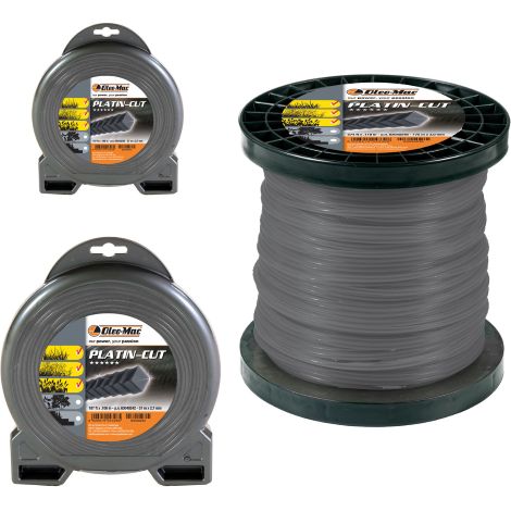 Oleomac PLATIN-CUT filo quadrato seghettato decespugliatore 3,5 mm, Lunghezza 32 m PLATIN CUT filo quadrato seghettato 3,5 mm X 32 m (1/2)