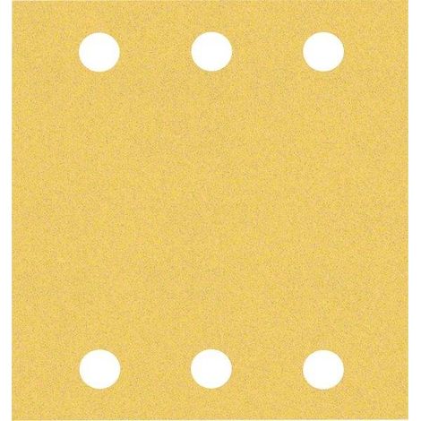 Bosch Accessories 2608901657 Papier abrasif pour ponceuse vibrante Grain 120 (L x l) 107 mm x 115 mm 50 pc(s)