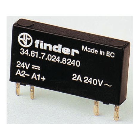 Relais statique Finder sérieSeries 34, 0,1 A, Montage sur CI, 30 V, 48 V dc ( Prix pour 1 )