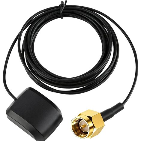 Antenne GPS Active - 1 Unité - Étanche IP67 - Connecteur SMA - Base Magnétique - Pour Voiture Camion Bateau (1/5)
