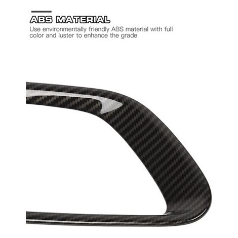 1 pair of fog light trim frames for 14-17 Jeep Grand Cherokee (1/4)