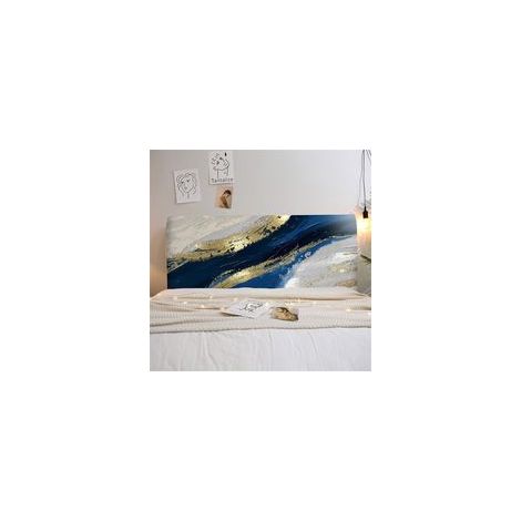 Housse de tête de lit Simple/Double, Housse de tête de lit élastique Anti-poussière Tout Compris, Housse de tête de lit, décoration de Chambre à Coucher(150cm)