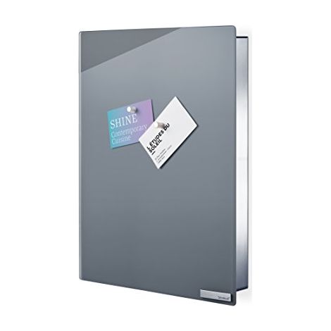blomus 65368 Velio - Armadietto Portachiavi con Anta con Pannello Magnetico in Vetro (1/4)