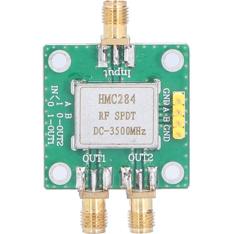 Moule de commutateur à double jet unipolaire RF HMC284 DC-3500 MHz Dissipation thermique (1/5)