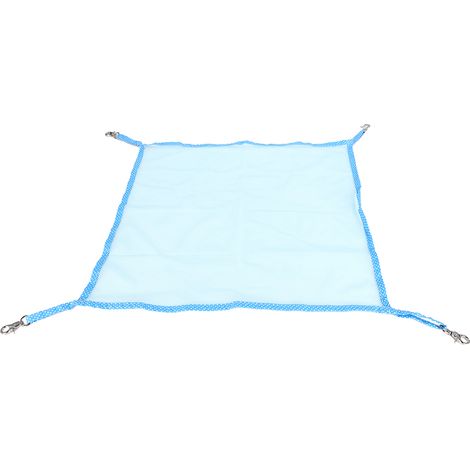 Hamac rafraîchissant portable en maille douce et respirante pour chat, multifonctionnel, bleu clair (1/5)