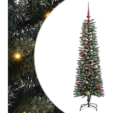 Sapin de Noël，Arbre de Noël artificiel avec 150 LED Vert 43 x 43 x 150 cm CFW31202 (1/5)