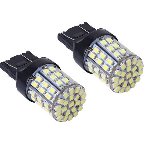 2 LED-Lampen 7443 64-SMD weiß 6000K für Rückfahr-, Brems- und Blinklichter (1/5)