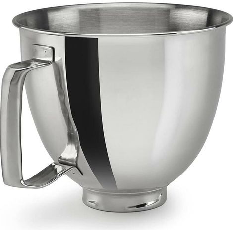 Ciotola per miscelazione in acciaio inossidabile KitchenAid Kaishanyi Accessori per macchine da chef K5THSBP per 5QT con manico (1/4)