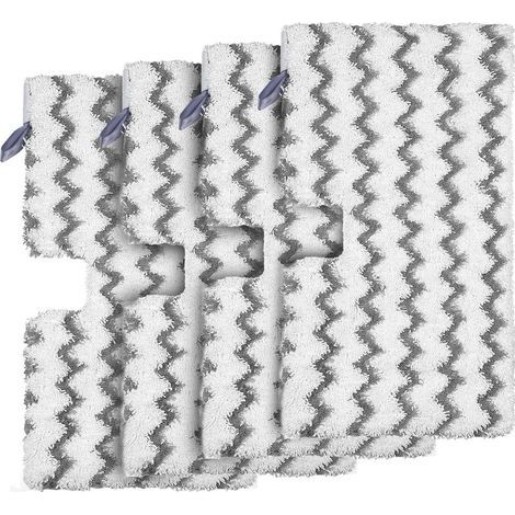 Set of 4 replacement mop pads for Shark S3500 Series S3501 S3601 S3550 S3901 SE450 S3801CO S3601D S2901 S2902 steam mops (1/5)