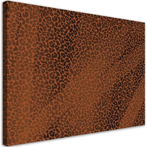 Tableau sur toile Motif de patchs de fourrure léopard de léopard 100x70 (1/5)