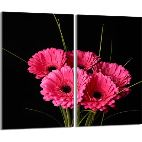 Placa protectora de vidrio para estufa 2x30x52 Gerbera (1/5)
