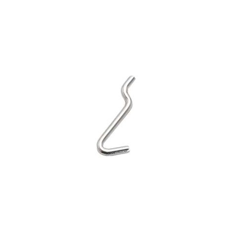 GANCI PER PANNELLI FORATI N.2- - mm.15x42 - 200 pezzi