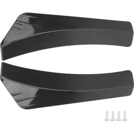 Protecteur de pare-chocs universel anti-rayures, 2 pièces noir brillant (1/5)